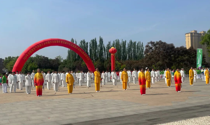 2024年全国健身气功助力乡村振兴志愿服务暨百城千村交流展示活动山西启动仪式在榆次区举行